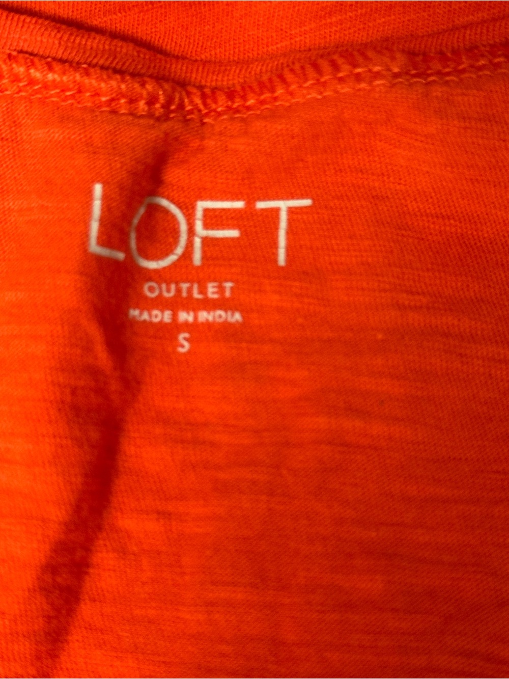 LOFT Outlet Vivid Orange Tee